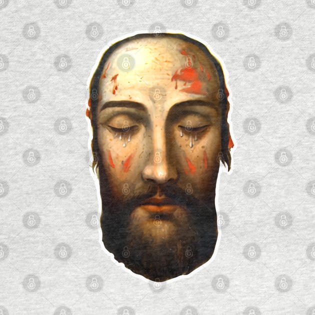 The Holy Face of Jesus Christ suffering martyrdom by Marccelus